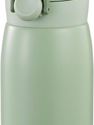 9 oz Mini Water Bottle Small Stainless Steel Thermoses - Insulated Vacuum, Leak Proof, Keeps Drinks Hot/Cold - Ideal for Coffee, beverage, Water - Green