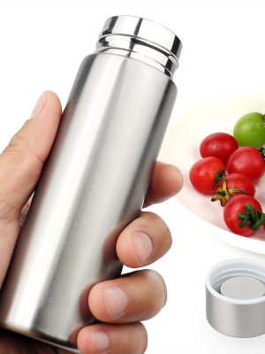 Cute Small Purse Water Bottle, 4.4 Fl. Oz, Mini Slim Flask for Kids Lunchbox, Portable Skinny Handbag Water Bottle, Vacuum Insulated Reusable Leak Proof Stainless Steel Cup
